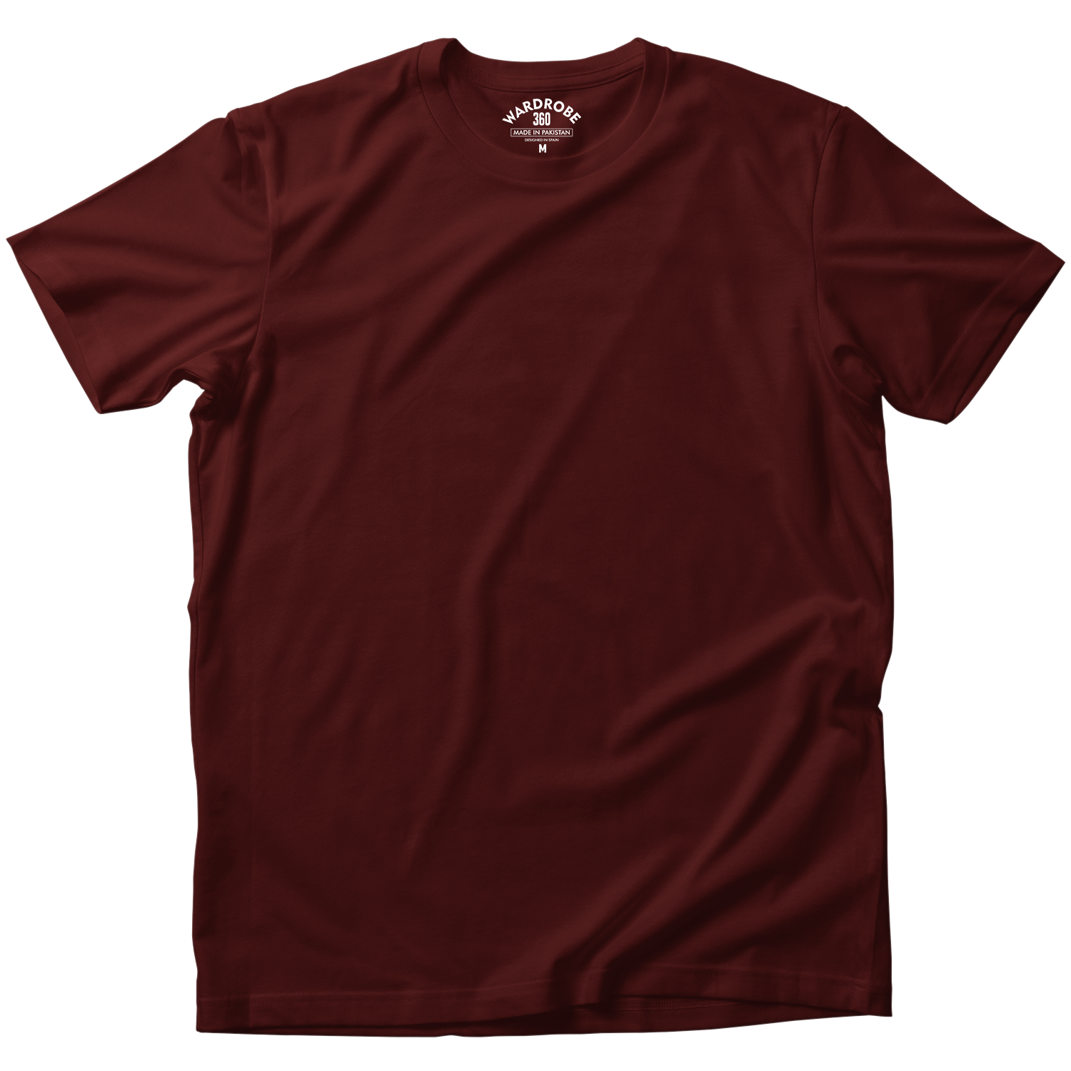 wardrobe 360 maroon plain half